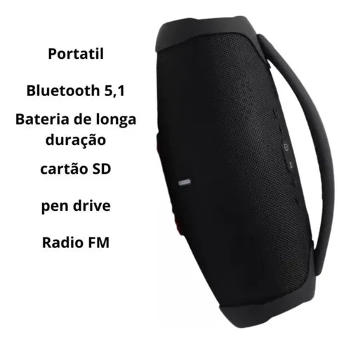 Caixa De Som Boombox 3 Bluetooth Bivolt