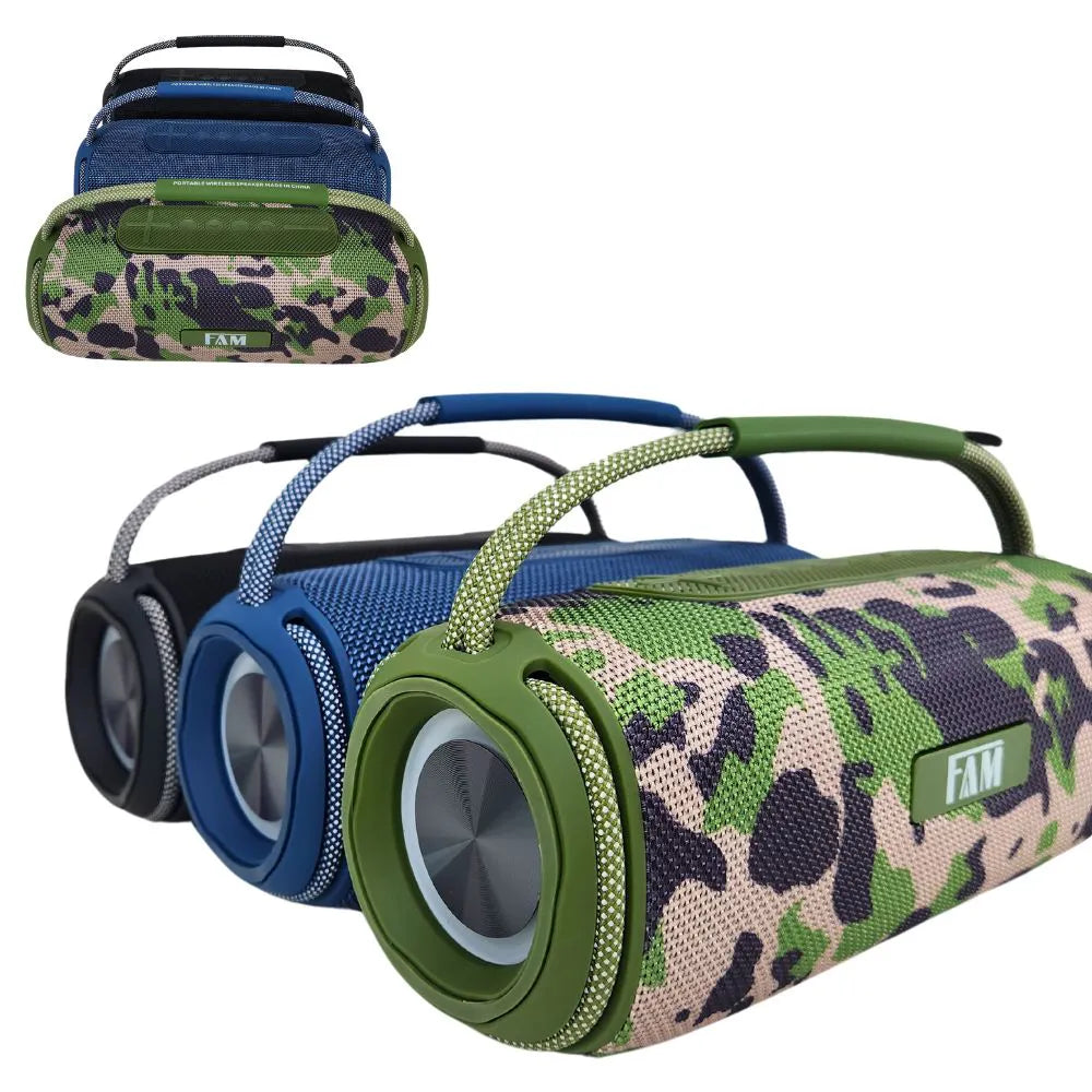 CAIXA DE SOM BLUETOOTH 40W À PROVA D'ÁGUA IPX6 - FAM-A042