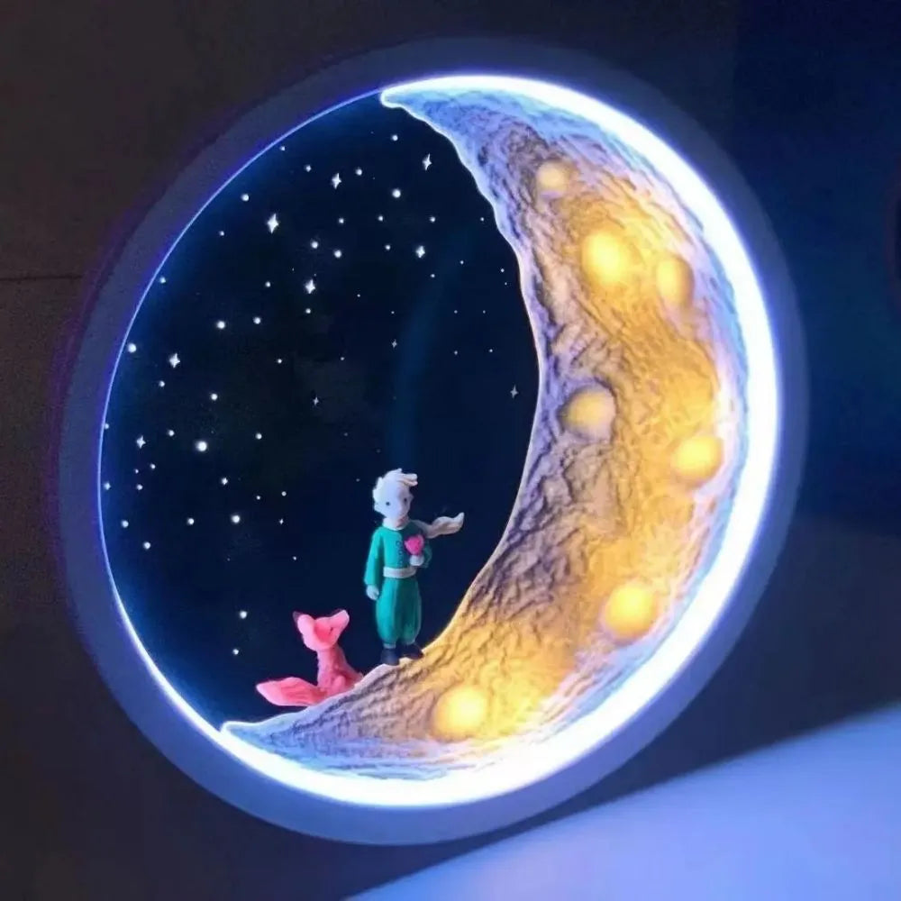 CAIXA DE SOM COM LUMINÁRIA PEQUENO PRÍNCIPE - ALTOMEX - AL-8229