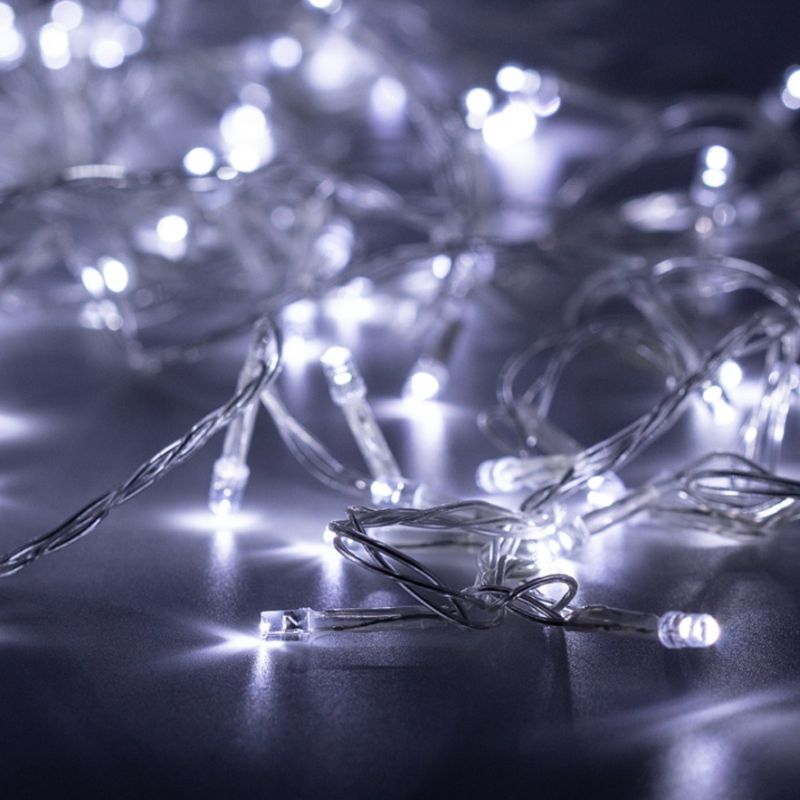 Pisca de Natal 100 Leds Branco Frio 9 Metros – 220V