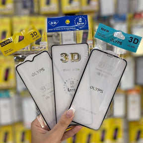 Kit 200 Películas De Vidro 3D Anti-shock Atacado Revenda