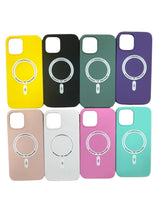 CAPA IPHONE AVELUDADA COM MAGSAFE