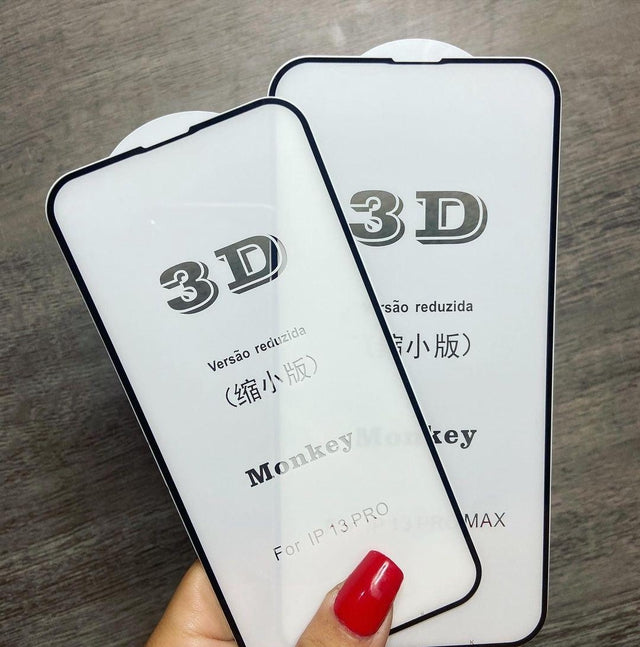 Kit 200 Películas De Vidro 3D Anti-shock Atacado Revenda
