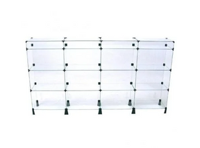 Balcão de Vidro 200L x 100A x 30P cm