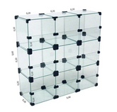 Baleiro de Vidro 60L x 60A x 20P cm