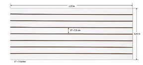 Painel Canaletado 0,61 x 1,22m