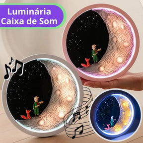 CAIXA DE SOM COM LUMINÁRIA PEQUENO PRÍNCIPE - ALTOMEX - AL-8229