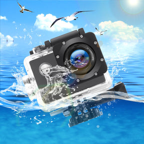 Câmera de Esportes e Ação 4k Full Hd a Prova D’Água Wifi Tipo Go Pro