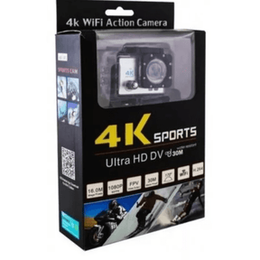 Câmera de Esportes e Ação 4k Full Hd a Prova D’Água Wifi Tipo Go Pro