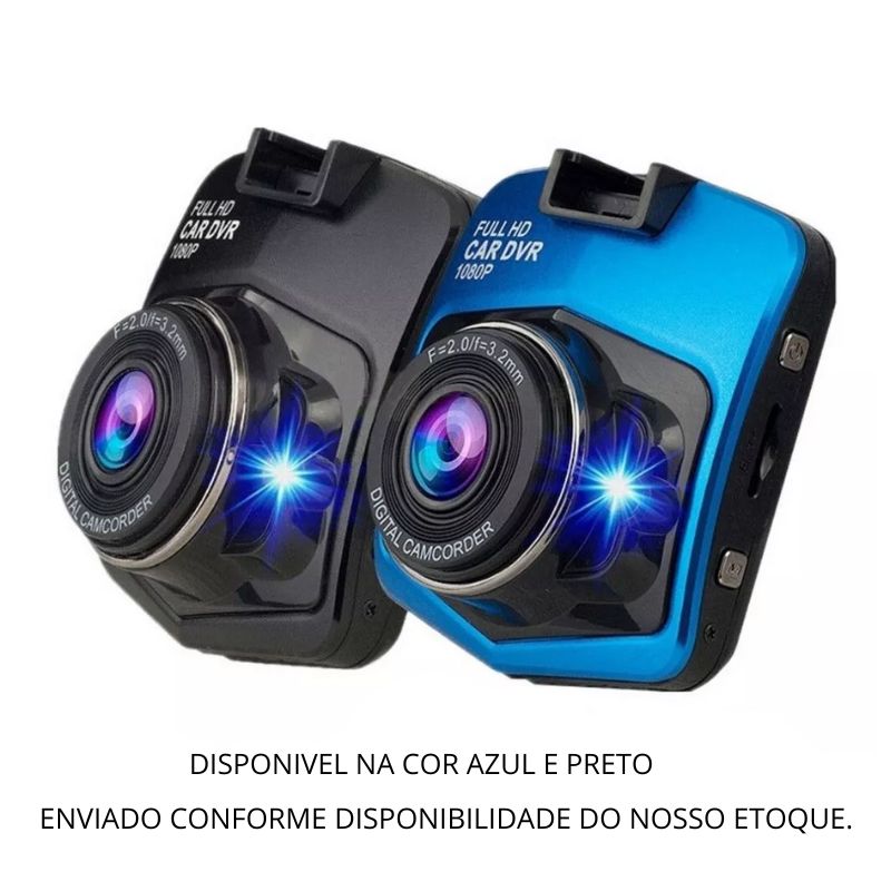 Câmera Veicular DVR Recarregável Full HD 1080P