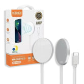 CARREGADOR MAGNÉTICO INDUTIVO 15W - KAIDI - KD-9092