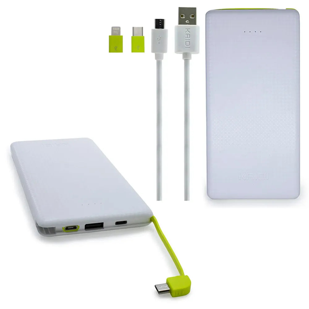 CARREGADOR PORTÁTIL POWERBANK 10.000 MAH - KAIDI - KD-951