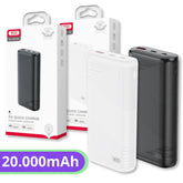 CARREGADOR PORTÁTIL POWERBANK 20000MAH PD 20W - XO-PR150