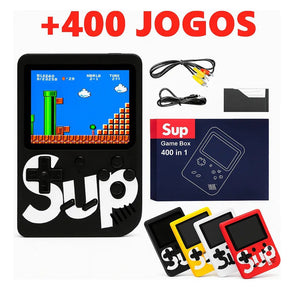 Mini Game Portátil Sup Game Box Plus com 400 Jogos
