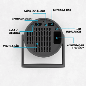 Projetor Hy300 Pro 4K Portátil