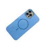 KIT CAPINHA MAGSAFE COM GLITTER + LENTES DE CAMERA