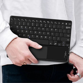 Teclado Sem Fio Bluetooth Com TouchPad